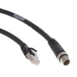 V430-WE-3M CABO COM CONECTOR PARA COMUNICAÇÃO ETHERNET/IP DE LEITOR COM CÓDIGO DE BARRAS