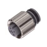 XS2C-D4C2 CONECTOR M12 90º (ANGULADO) FEMEA 4 VIAS P/ CABOS CONEXAO POR CRIMPAGEM