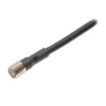 XS3F-M8PUR4S5M CONECTOR FEMEA, M8, RETO, 4 PINOS, 4 VIAS, COM CA