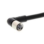 XS3F-M8PVC3A5M CONECTOR FEMEA, M8, ANGULAR, 3 PINOS, 3 VIAS, COM