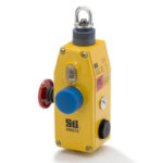 ER5018-021NE CHAVE DE SEGURANCA COM BOTAO DE EMERGENCIA 2NF+1NA