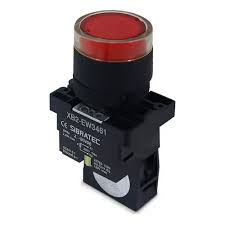 HB2-EW3462 HB2-EW3462 BOTÃO ILUMINADO SIMPLES VERM. 24 VCC - Imagem 1