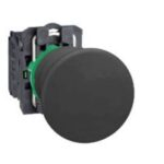 HB5-AC21 BOTÃO COGUMELO PRETO S/RETENÇÃO 40MM