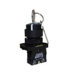 P20KNR2-B-1A COMUTADORA PLAST 22MM 2 POS FIX 1NA C/CHAVE PT
