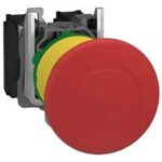 XB5AT45 BOTAO 22MM PLASTICO EMERG SOCO EMP-PUXA