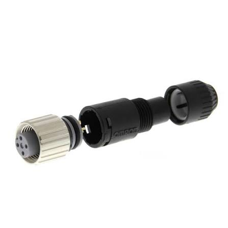 XS2C-D421 CONECTOR FEMEA M12 RETO 4 VIAS P CABOS DE DIAMETROS DE 5 A 6MM XS2C-D421 CONECTOR FEMEA M12 RETO 4 VIAS P/ CABOS DE DIAMETROS DE 5 A 6MM