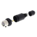 XS2C-D5S1 CONECTOR PARA MONTAGEM M12 FEMEA COM 5 VIAS, CONEXÃO CRIMPADA, RETO TIPO SMART CLICK