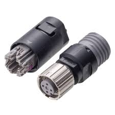 XS5G-D5S3 XS5G-D5S3 CONECTOR M12 MACHO RETO 5 PINOS SAIDA P/ CABO DE 4MM PARAFUSO - Imagem 1