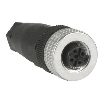 XZCC12FDM40B CONECTOR M12 FEMEA RETO 4 PINOS XS2C-D4S1 XZCC12FDM40B CONECTOR M12 FEMEA RETO 4 PINOS XS2C-D4S1
