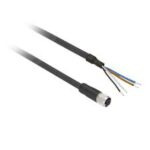 XZCPV1241L5 CABO PVC 4 PINOS COM CONECTOR M12 FEMEA